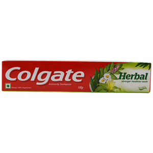 Colgate herbal tooth paste 100g MRP Rs 85