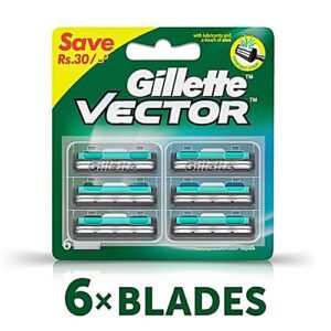 Gillette vector cartridges 6s MRP Rs 235