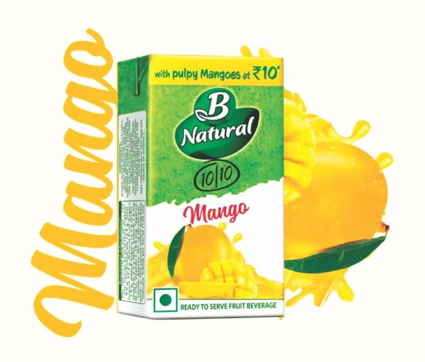 B Natural Mango, 125ml, MRP Rs 10