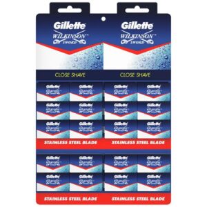 Gillette wilkinson sword saloon pack shaving blades,10 pcs MRP Rs 30