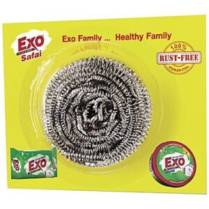Exo Safai Steel Scrubber MRP Rs 15
