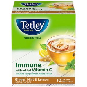 Tetley Green Tea Ginger Mint Lemon