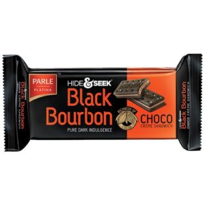 Parle Platina Hide & Seek Black Bourbon 40g MRP Rs 10