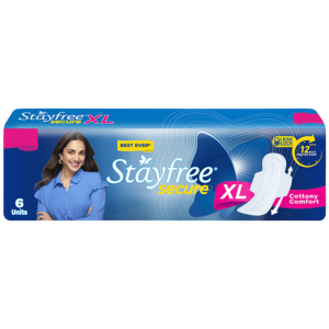 Stayfree secure cottony Soft 12U pads MRP Rs 70