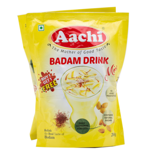 Aachi badam drink mix 200g 1+1 MRP Rs 175