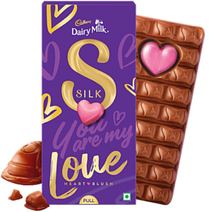 Cadbury Dairy Milk Silk Heart Blush MRP Rs 325