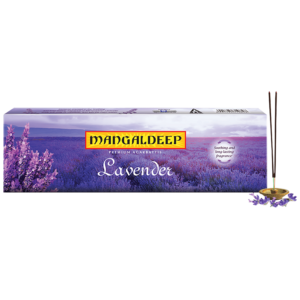 Mangaldeep lavendar fragrance agarbathis MRP Rs 55