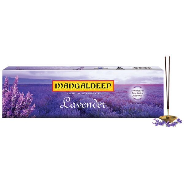 Mangaldeep lavendar fragrance agarbathis MRP Rs 55