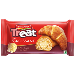 Britannia Treat Croissant Vanilla 45g MRP Rs 20