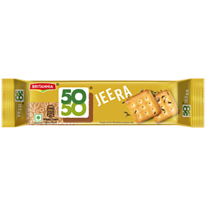 Britannia 50-50 Jeera Biscuits, 62.5g MRP Rs 10