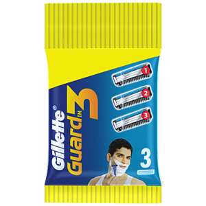 Gillette Guard 3 Blades for Men Pack of 2 Cartridges MRP Rs 120