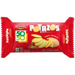 Britannia 50-50 Potazos Masti Masala 71.5g MRP Rs 30