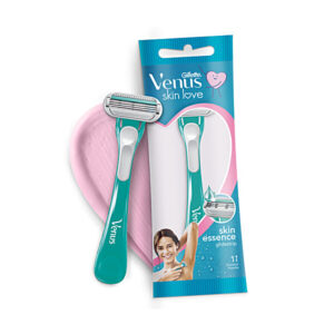 Gillette venus skin love with skin essence MRP Rs 165