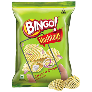 Bingo Hashtags Cream & Onion