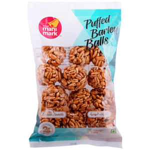 Mani Marks Puffed Barley Urundai MRP Rs 40