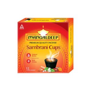 Mangaldeep Sambrani Cups MRP Rs 72