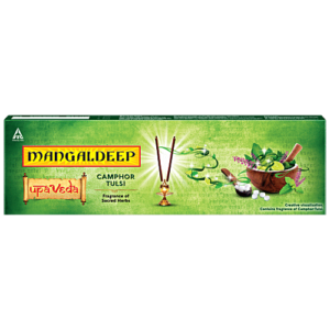 Mangaldeep upaveda camphor tulsi agarbathis 70 pieces MRP Rs 50