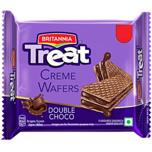 Britannia Treat Wafers Double Choco Rs.10 MRP Rs 10