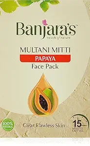 Banjara's Multani Mitti Papaya Powder 100g MRP Rs 60