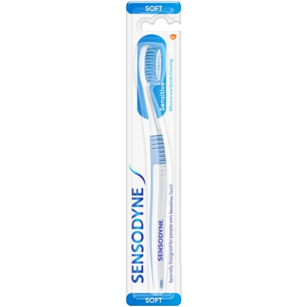 Sensodyne sensitive toothbrush with soft bristles MRP Rs 65