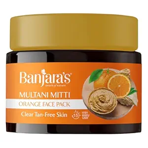 Banjara's Multani Mitti Orange Powder 100g MRP Rs 60