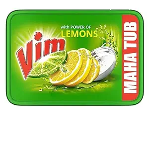 Vim Dishwash Lemon Mega Tub MRP Rs 60