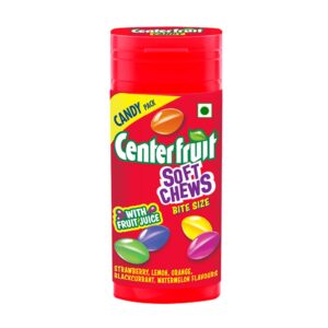 CENTER FRUIT Soft Chews Assorted Flavour Candy Pocket MRP Rs 1