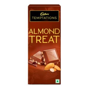 Cadbury Temptations Almond Treat Premium Chocolate Bar MRP Rs 120