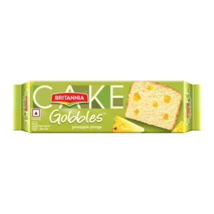 Britannia Gobbles Pineapple Cake 50g MRP Rs 15