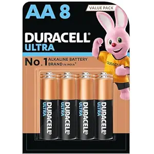 Duracell Ultra Alkaline AA Battery 8 MRP Rs 50