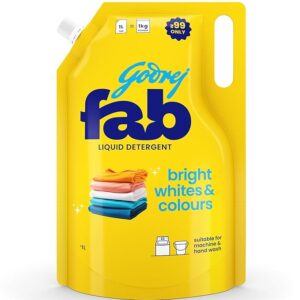 Godrej Fabric Liquid Detergent 1L MRP Rs 99