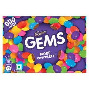 Cadbury Gems Chocolate Candy Pack Crackles