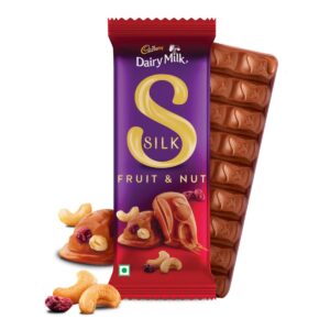 Cadbury Dairy Milk Silk Fruit and Nut Chocolate Bar MRP Rs 100
