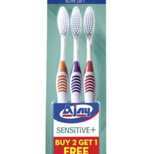 Ajay sensitive 2+1 tooth brush MRP Rs 80
