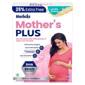 Horlicks Mothers plus DHA 500g MRP Rs 595
