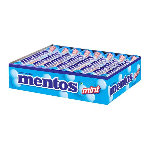 Mentos Mint Flavour Chewy Candy Stick Pack MRP Rs 1