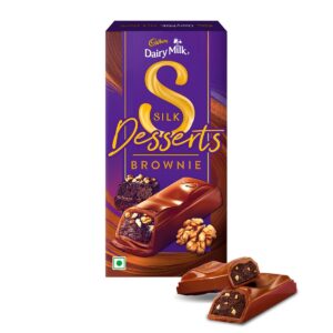 Cadbury Dairy Milk Silk Desserts Walnut Brownie Chocolate Bar