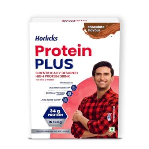 Horlicks Protein plus chocolate flavour MRP Rs 650