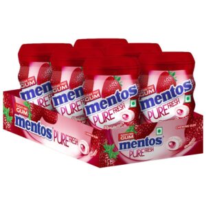 Mentos Pure Fresh Sugarfree Strawberry Flavour MRP Rs 10