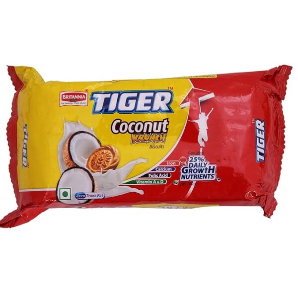 Britannia Tiger Krunch Coconut Rs.10 MRP Rs 10