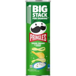 Pringles Onion 107g MRP Rs 120