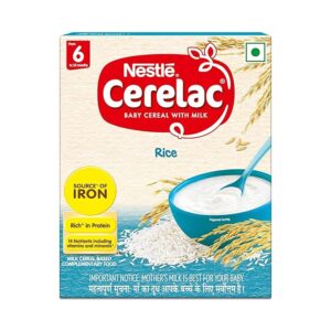 CERELAC Baby Cereal with Milk, Rice, Stage 1, From 6 to 24 Months MRP Rs 265