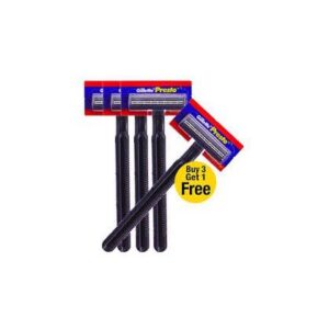 Gillette presto buy3 get1 razor MRP Rs 75