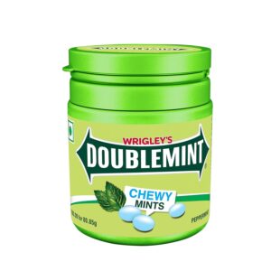 Doublemint Chewy Mints Peppermint Pot MRP Rs 50
