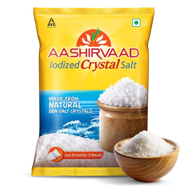 Aashirvaad Crystal Salt 1kg MRP Rs 22