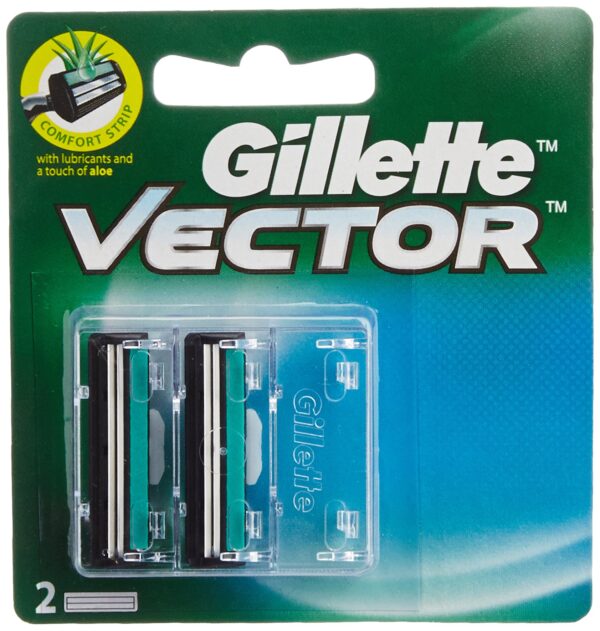 Gillette Vector Plus - 2 Cartridges MRP Rs 95