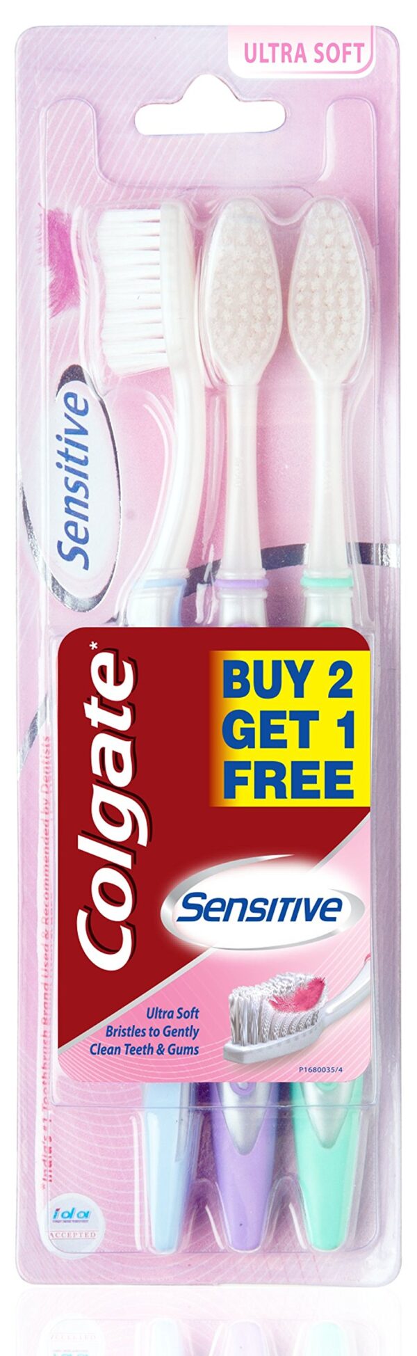Colgate Gentle Sensitive Toothbrush - Buy 2 get 1 Saver MRP Rs 130