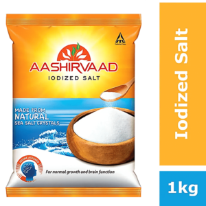 Aashirvaad Iod Salt 1kg MRP Rs 30