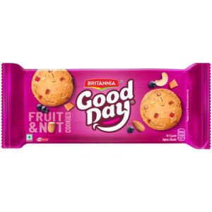 Britannia Good Day Fruit & Nut Cookies Rs.20 MRP Rs 20