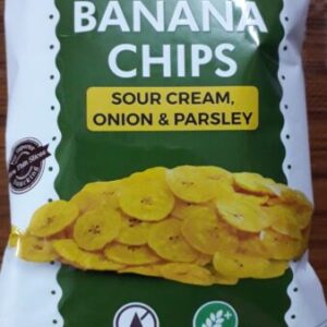 A2B Banana Chips Sour Cream, Onion & Parsley 100 g. MRP Rs 60
